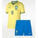 Brasilien Raphinha Belloli #11 Hemmatröja Barn VM 2026 Kortärmad (+ Korta byxor)